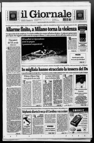 Il giornale : quotidiano del mattino